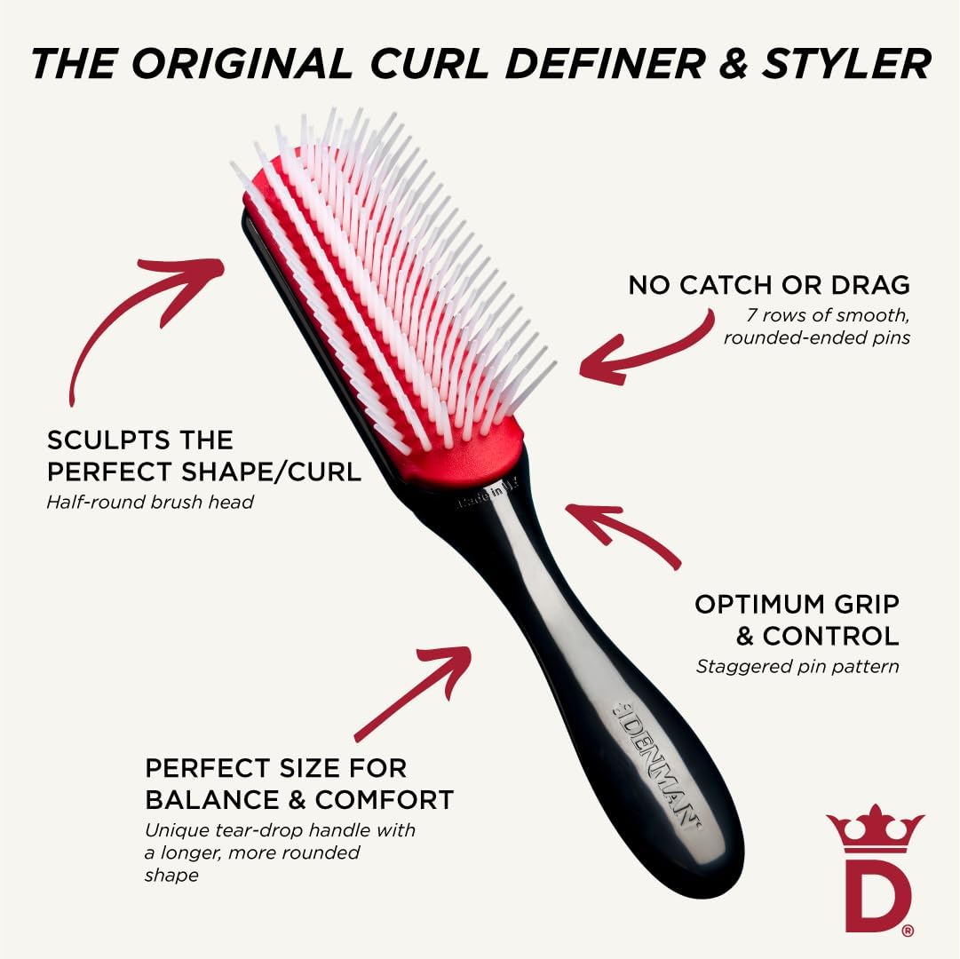 Denman D3 Original 7 Row Styling Brush