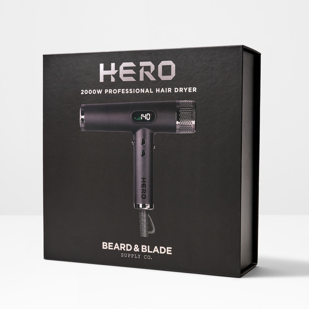 HERO Sonic Hair Dryer 2000w by Beard & Blade