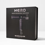 HERO Sonic Hair Dryer 2000w by Beard & Blade