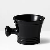 Black Acrylic Shaving Mug with Handle
