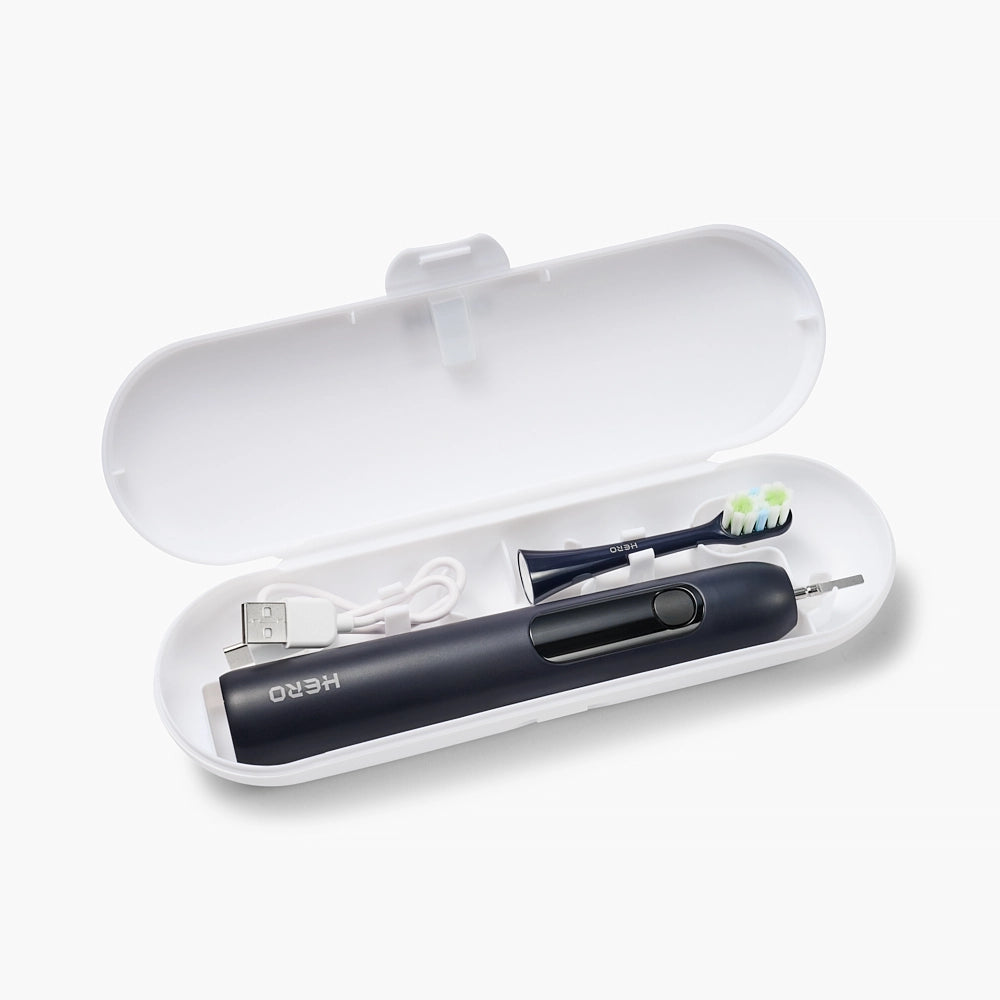 HERO Sonic Electric Toothbrush Black by Beard & Blade