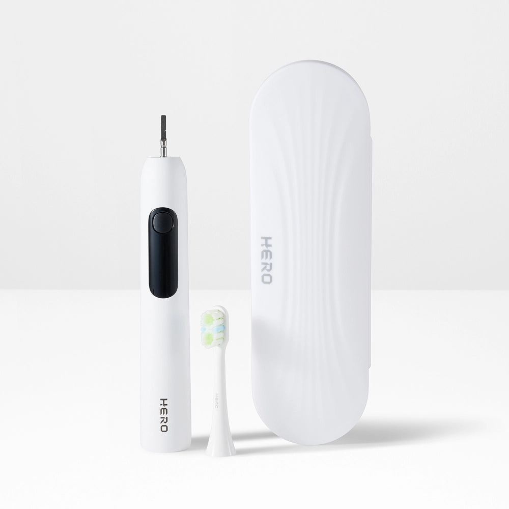 HERO Sonic Electric Toothbrush White by Beard & Blade