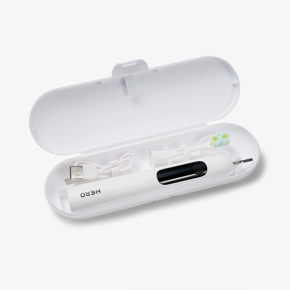 HERO Sonic Electric Toothbrush White by Beard & Blade