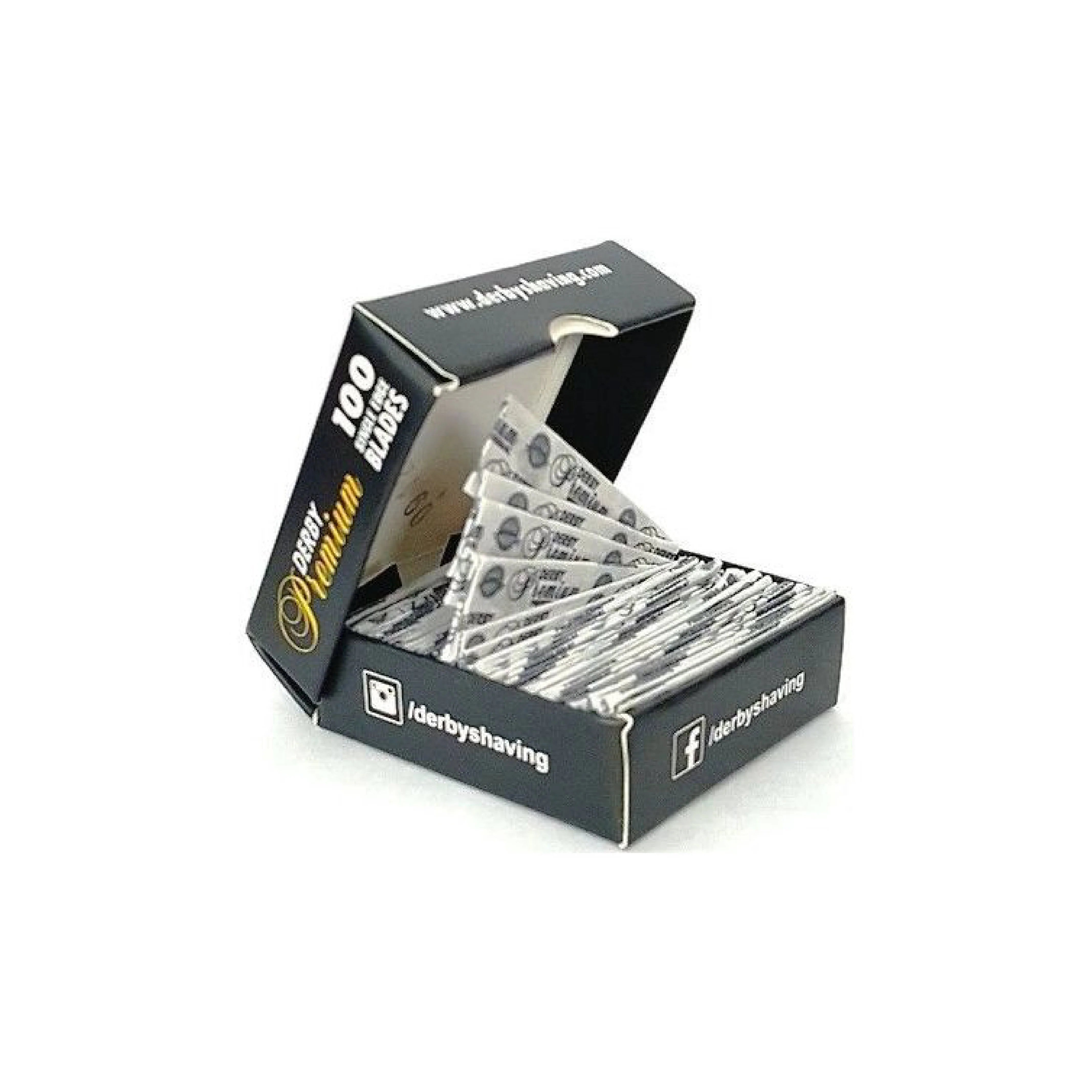 Derby Premium Shavette Half Blades (100)