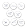 Geo. F. Trumper Shaving Cream Sample Pack, eight 10g sampler pots in Almond, Coconut Oil, Eucris, Extract of Limes, GFT, Rose, Sandalwood and Spanish Leather
