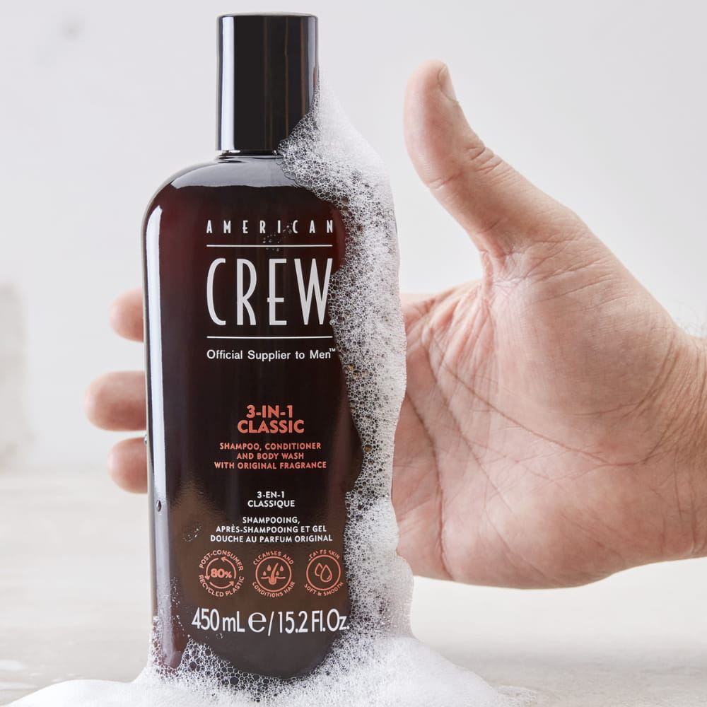 American Crew 3-in-1 Shampoo Conditioner Body Wash 450ml
