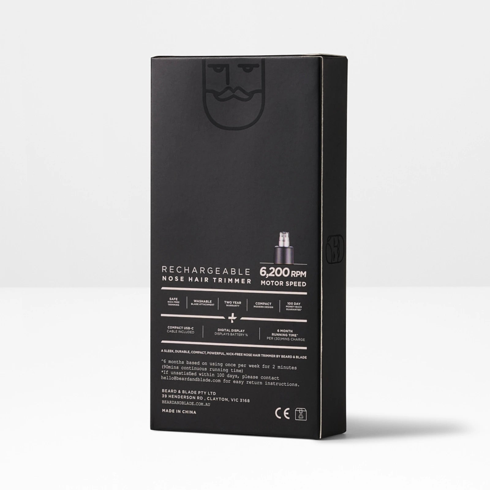 HERO Nose Hair Trimmer by Beard & Blade