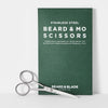 Beard & Blade Beard & Mo Scissors Stainless Steel 4.5"