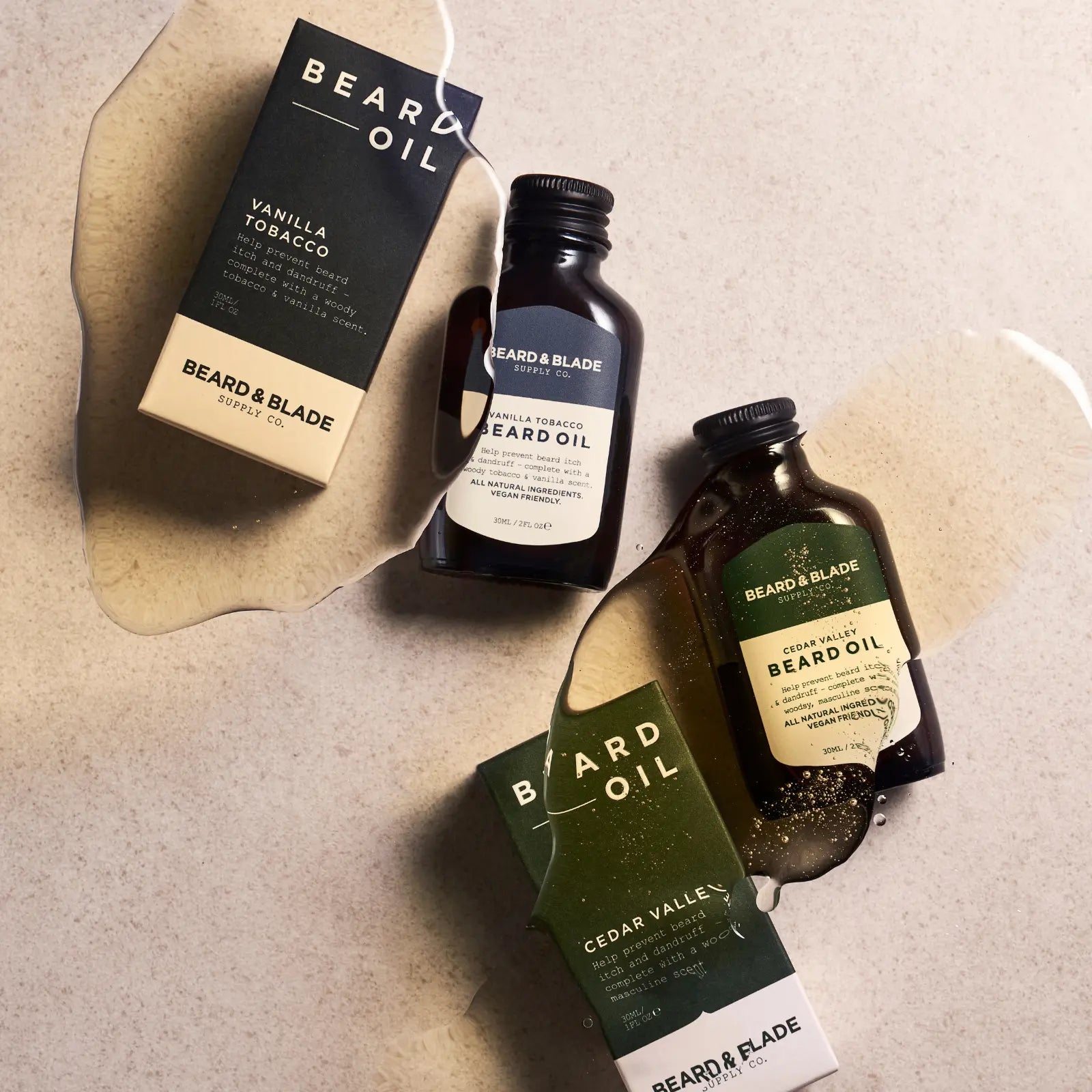 Beard & Blade Beard Oil Vanilla Tobacco 30ml