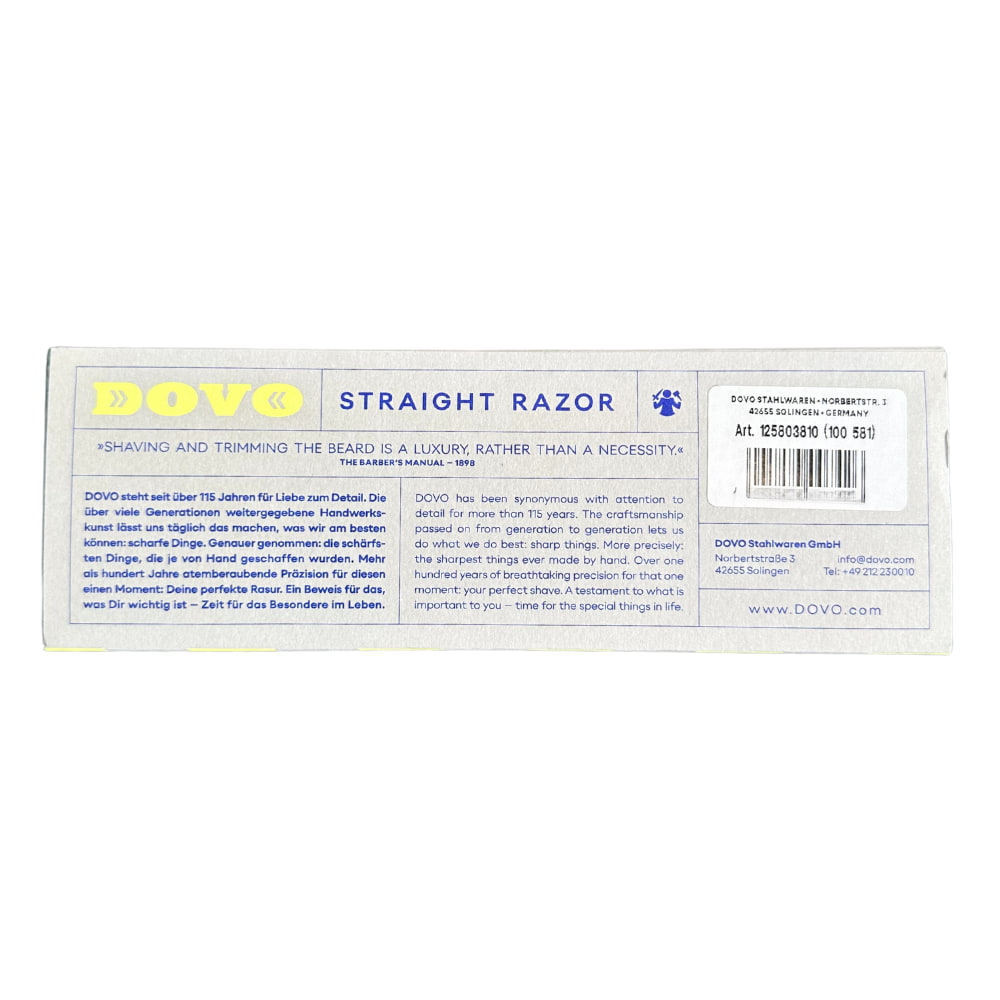 Dovo Straight Razor 5/8" FH Classic Black 100 581