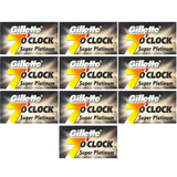Gillette 7 O'clock Super Platinum Double Edge Blades (50)