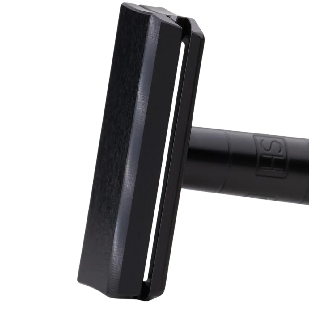 Henson Shaving AL13 Medium Safety Razor Jet Black