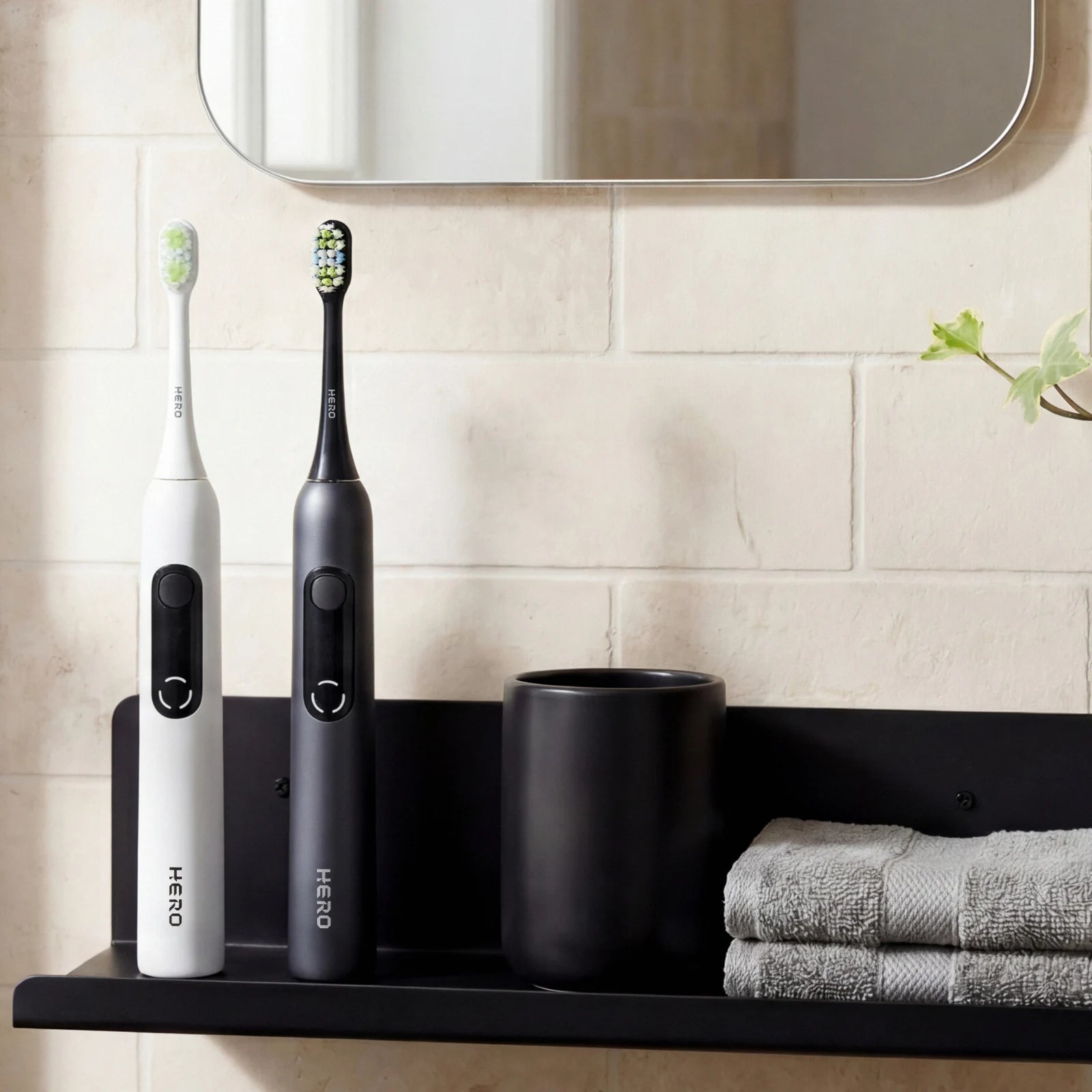 HERO Sonic Electric Toothbrush White by Beard & Blade