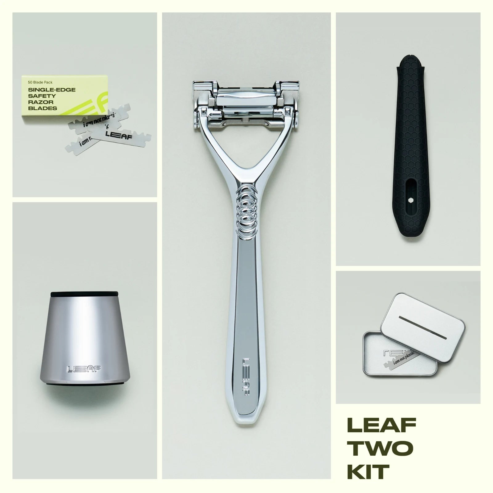 Leaf Shave The Leaf Two Razor Kit Chrome
