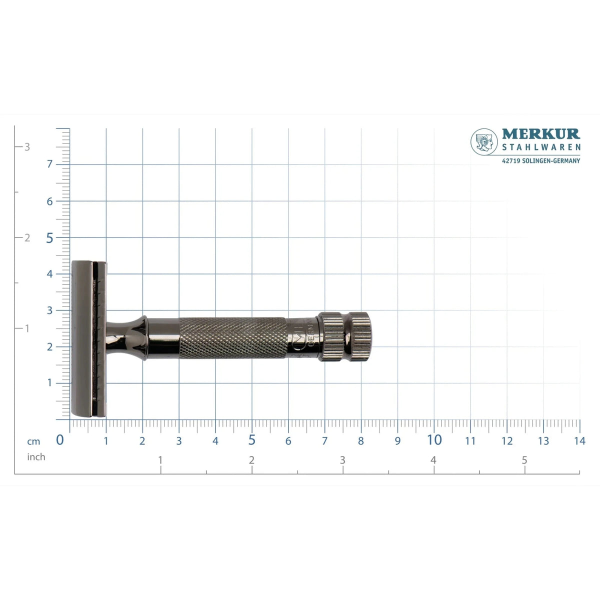 Merkur 34C Safety Razor HD Metallic Grey