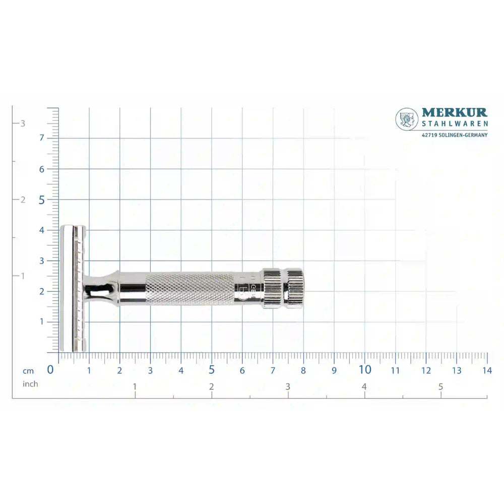 Merkur 34S Safety Razor HD Silver Plated