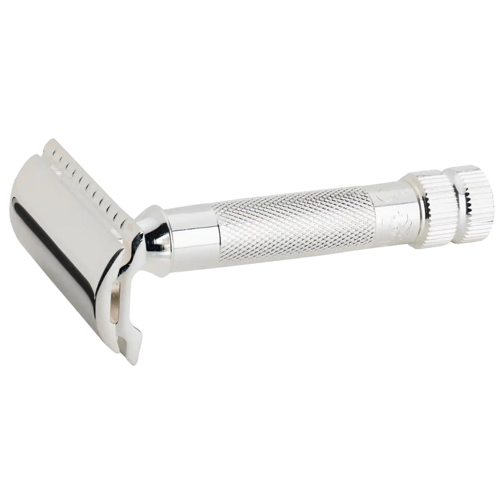 Merkur 34S Safety Razor HD Silver Plated