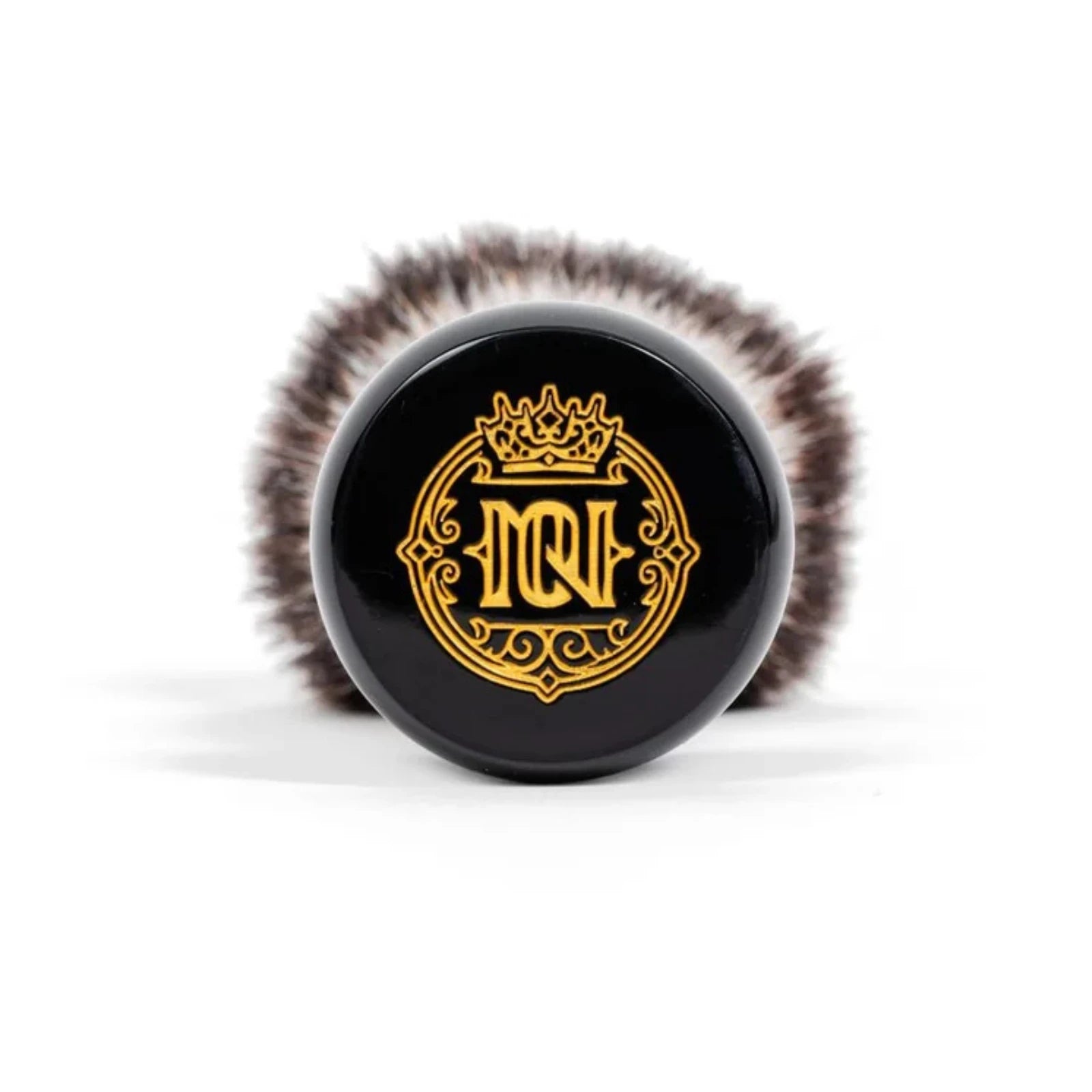 Noble Otter Synthetic Shaving Brush Black White