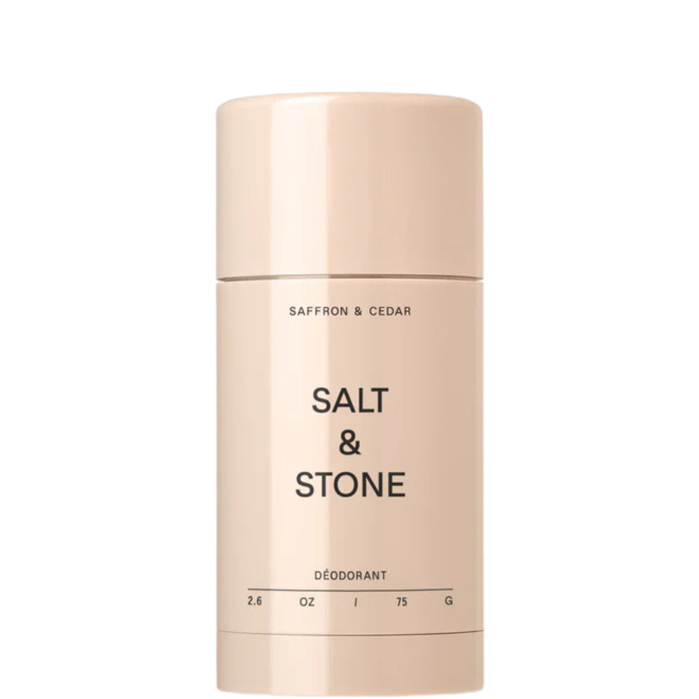 Salt & Stone Natural Deodorant Saffron & Cedar Extra Strength 75g