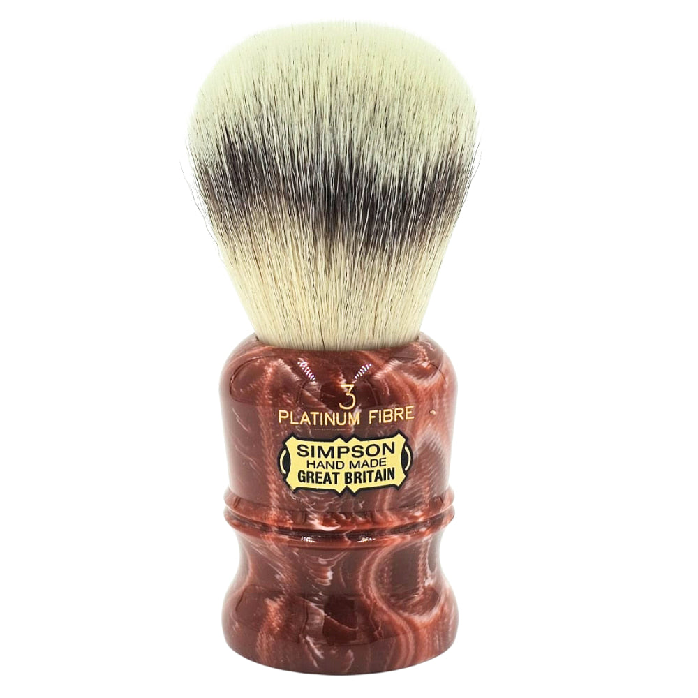 Simpsons Fibre Shaving Brush The Duke 3 Coral