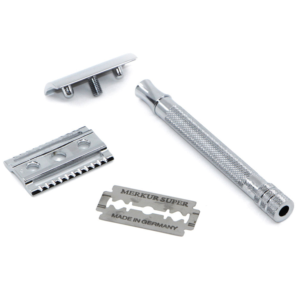 Merkur 23C Safety Razor Long Handle Chrome