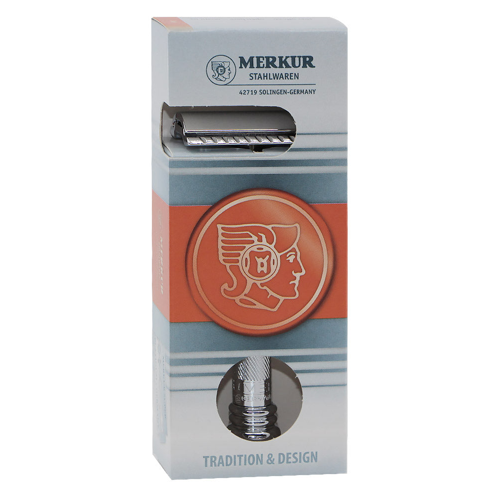 Merkur 38C Safety Razor Barber Pole Chrome
