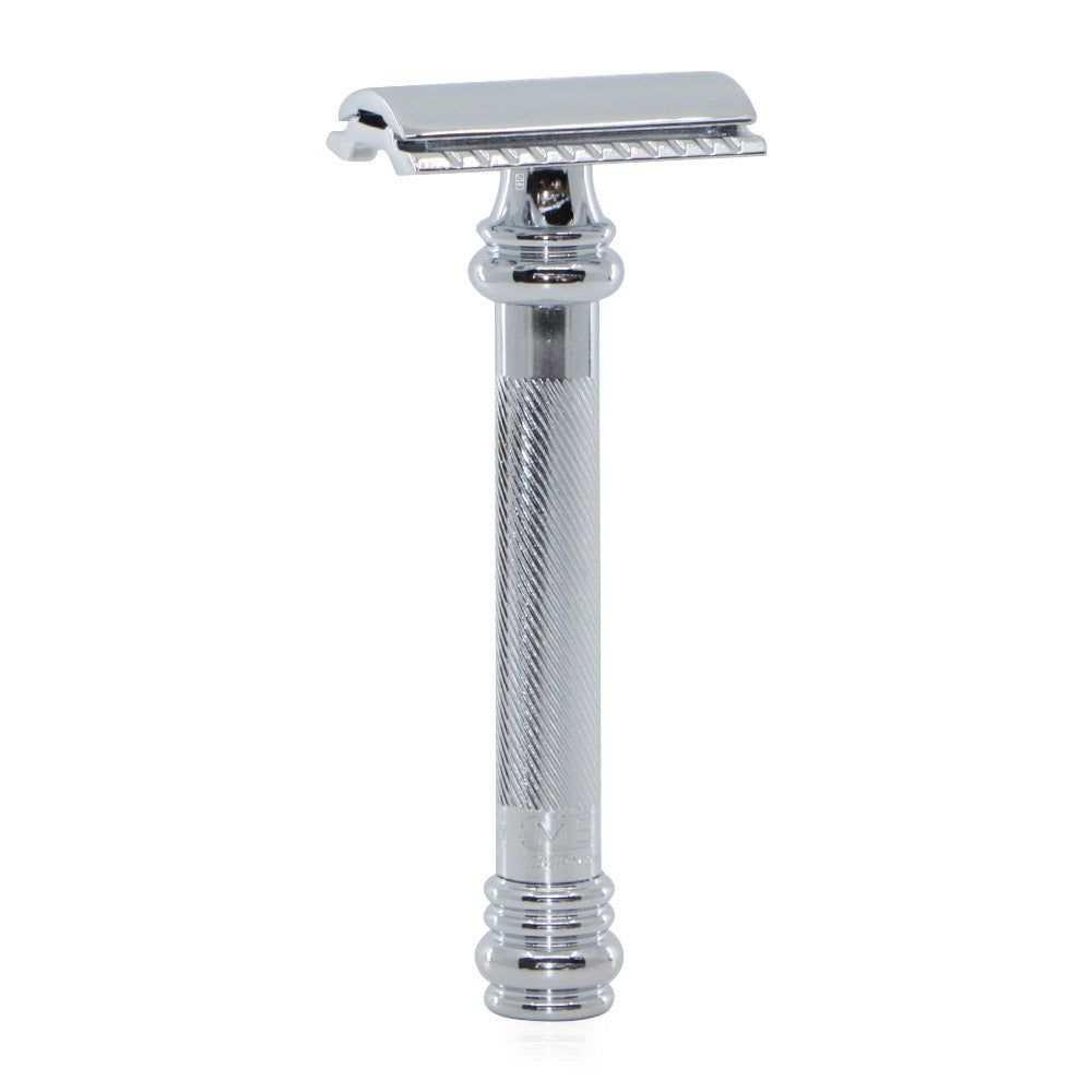 Merkur 38C Safety Razor Barber Pole Chrome