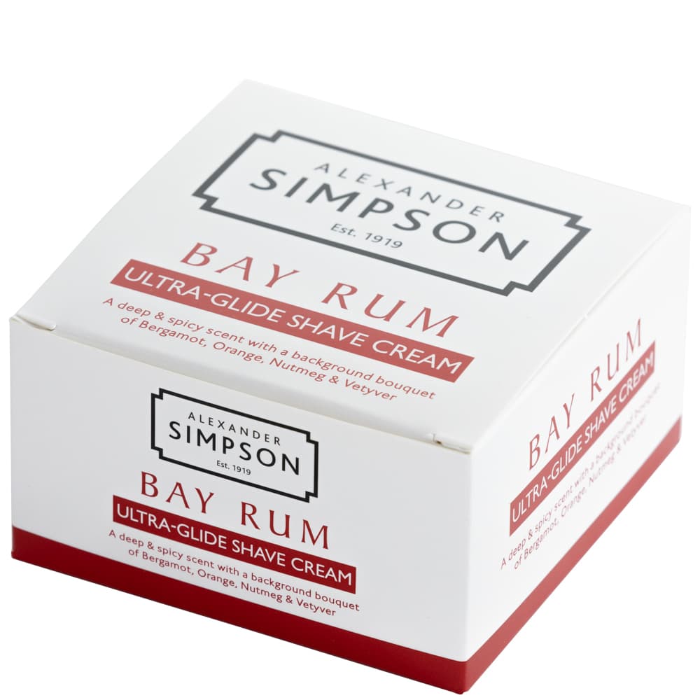 Alexander Simpson Bay Rum Ultra-Glide Shaving Cream 180ml