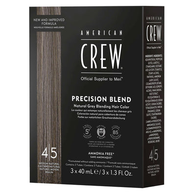 American Crew Precision Blend Medium Natural 4-5 40ml - 3 Pack
