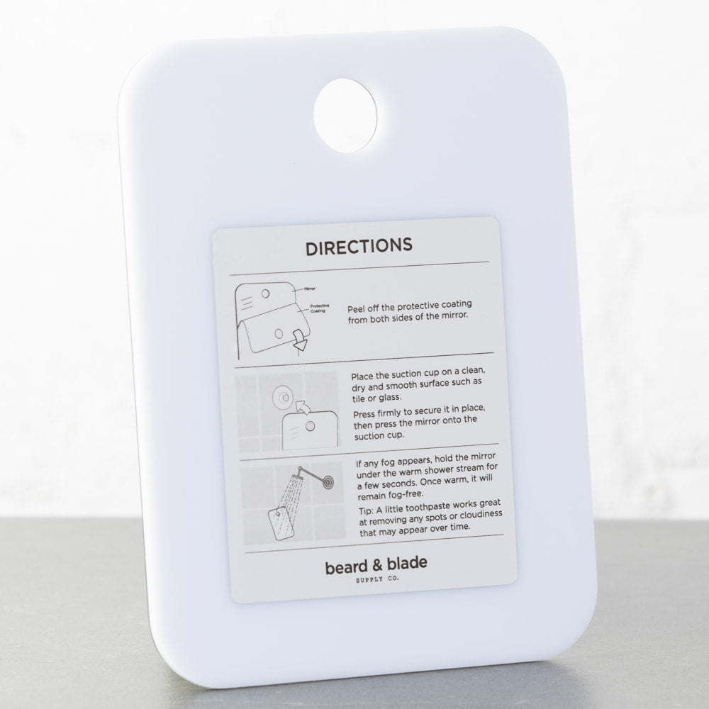 Beard & Blade Fog Free Shower Mirror