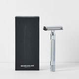 Beard & Blade Classic Safety Razor Long Handle Chrome