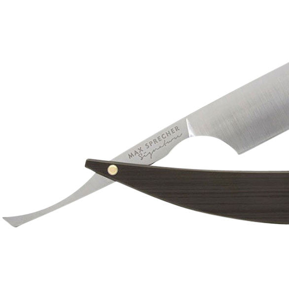 Ezra Arthur 8/8" Straight Razor Max Sprecher Signature Black