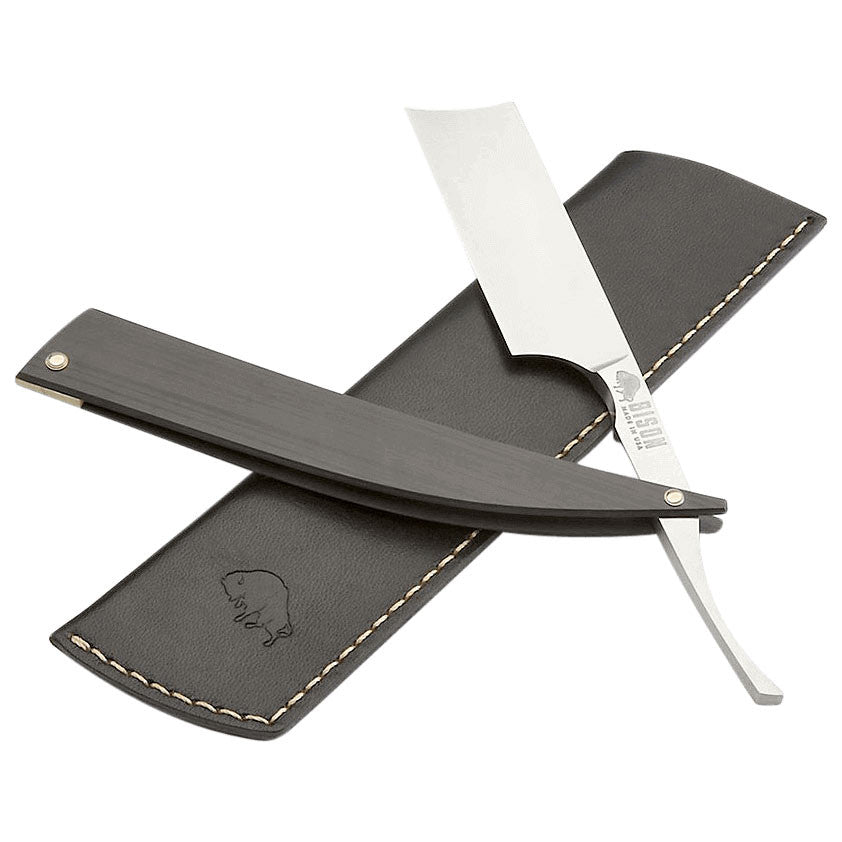 Ezra Arthur 8/8" Straight Razor Max Sprecher Signature Black