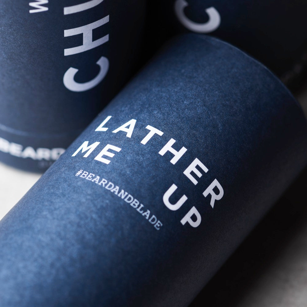 Beard & Blade Chubby Silvertip Synthetic Shaving Brush White