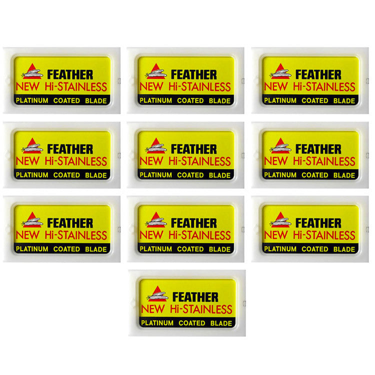 Feather Hi-Stainless Double Edge Blades (100)