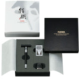 Feather WS-D2S Safety Razor Wood Handle & Stand