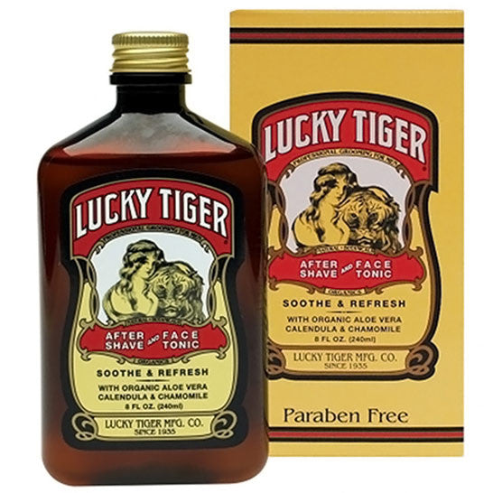 Lucky Tiger Aftershave & Face Tonic 240ml