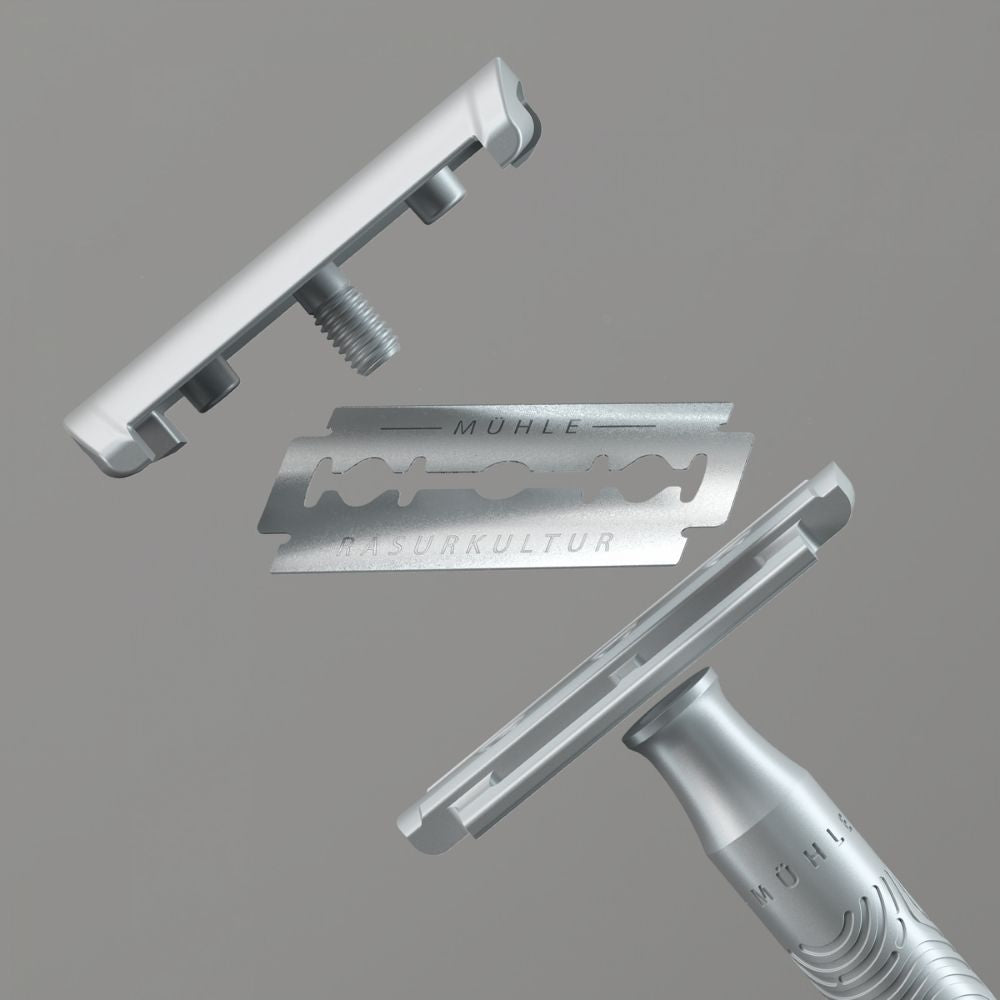 Muhle RCOM01 Companion Safety Razor Satin Chrome