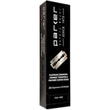 Parker Premium Platinum Double Edge Razor Blades (100)