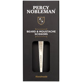 Percy Nobleman Beard & Moustache Scissors Nickel-Plated 4.5"