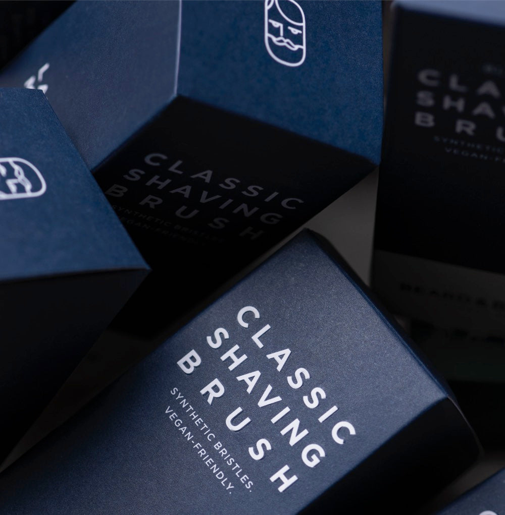 Beard & Blade Classic Synthetic Shaving Brush Black