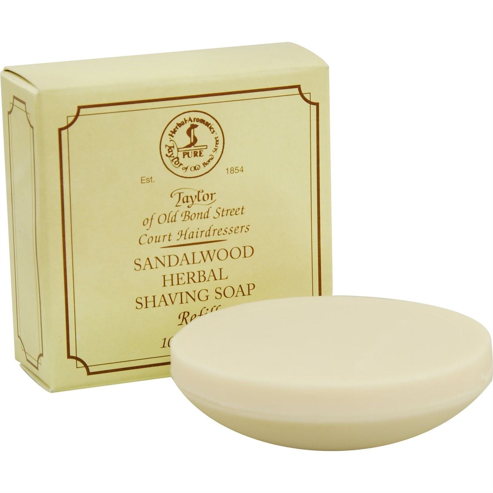 Taylor of Old Bond Street Sandalwood Shaving Soap Refill 100g
