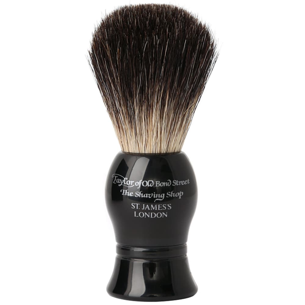 Taylor of Old Bond Street Shaving Brush Pure Badger Black