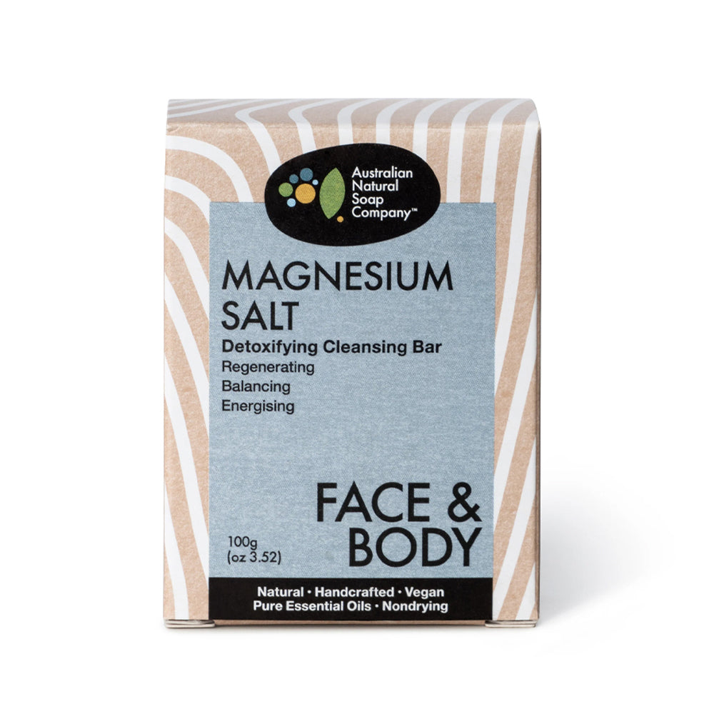 The Australian Natural Soap Company Magnesium Salt Detoxifying Cleanser 100g