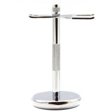 Frank Shaving Razor & Brush Stand Chrome