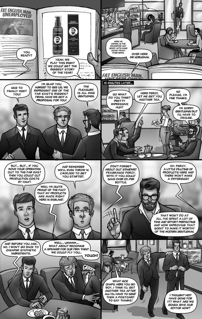 Percy Nobleman Signature Beard Oil 100ml