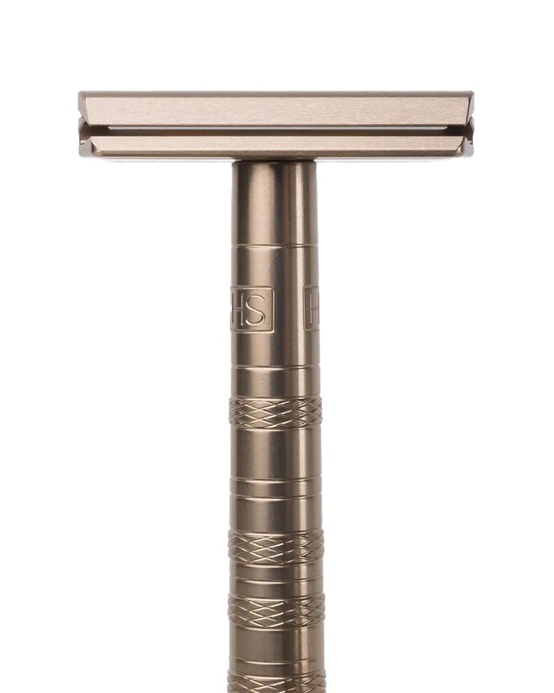 Henson Shaving AL13 Safety Razor Tan Beard & Blade