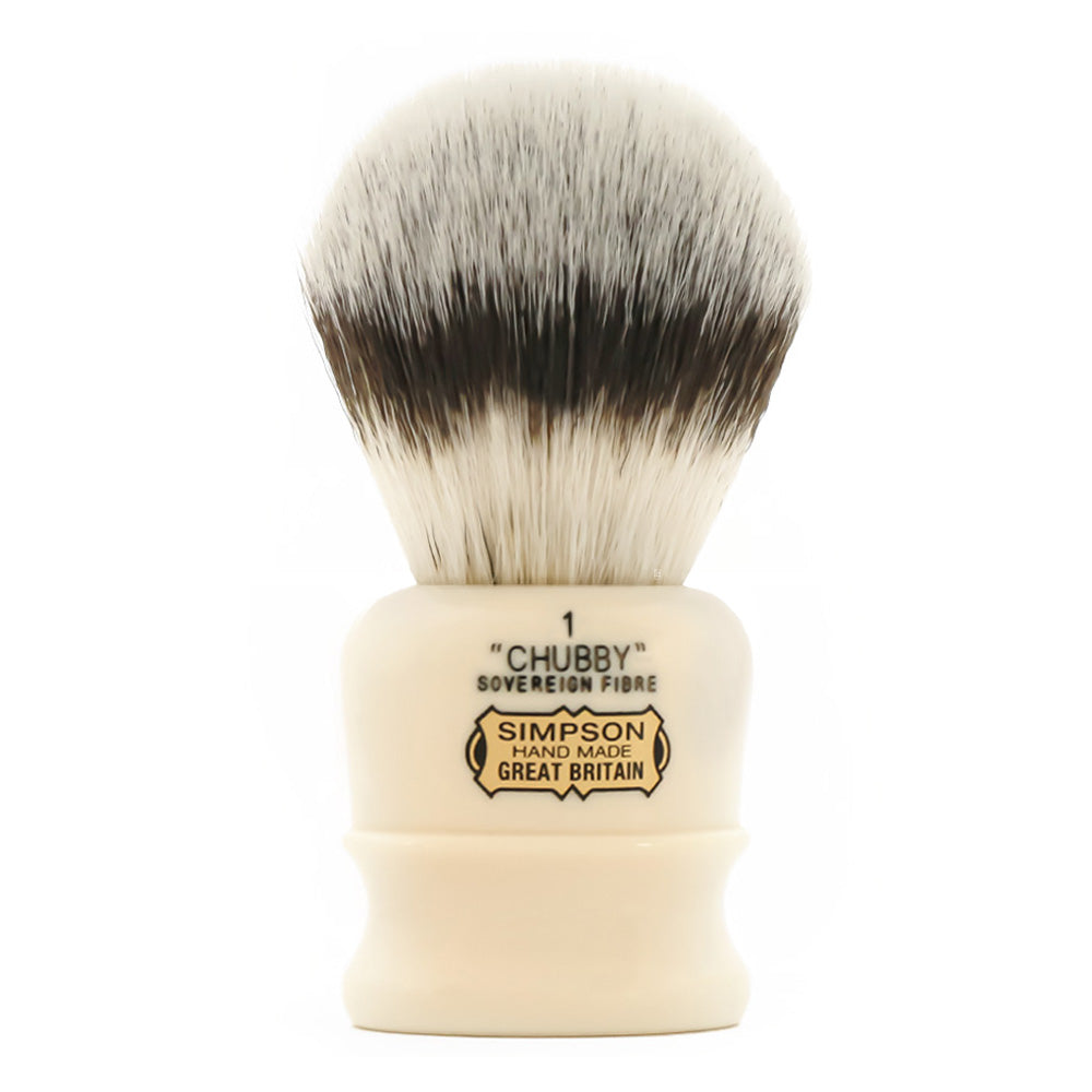 Simpsons Sovereign Fibre Shaving Brush Chubby 1