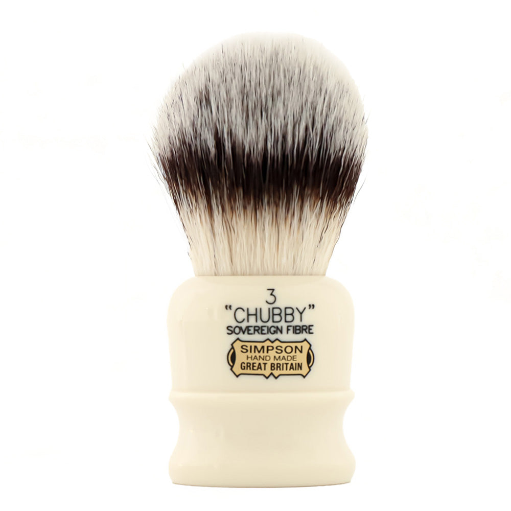 Simpsons Sovereign Fibre Shaving Brush Chubby 3