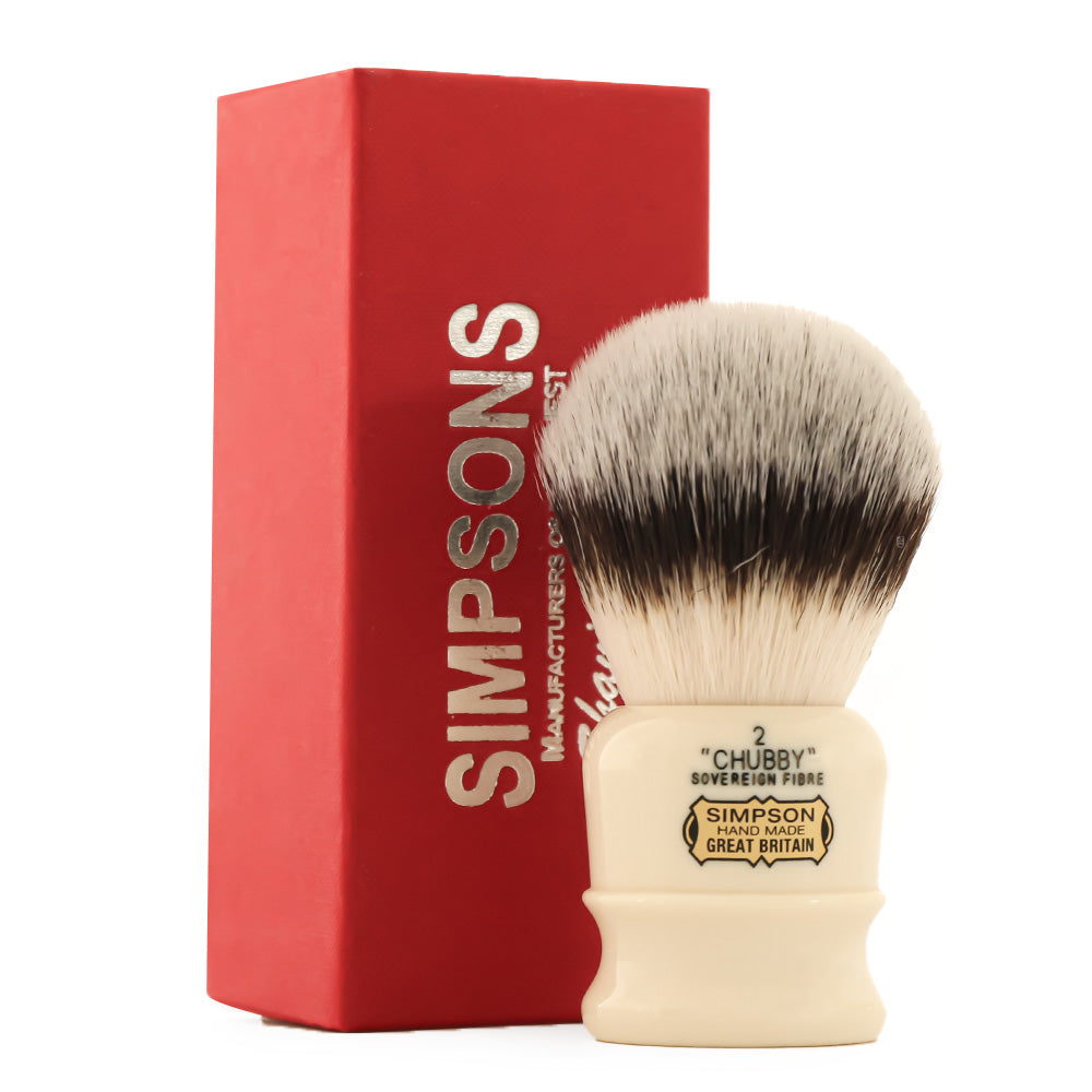 Simpsons Sovereign Fibre Shaving Brush Chubby 2